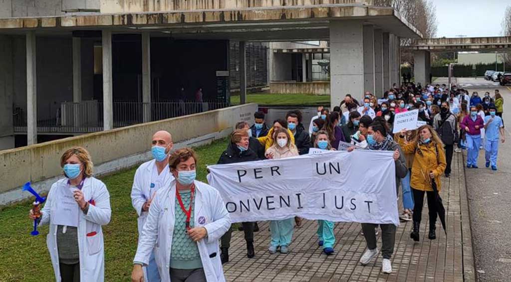 Streik im Gesundheitswesen der Marina Alta