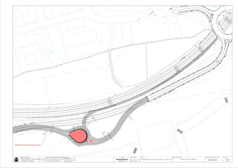 Neues an der Zufahrt für das Einkaufszentrum in Ondara geplant