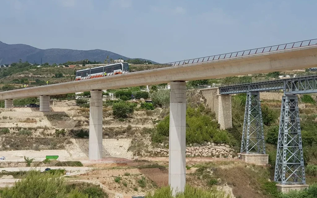 Am Freitag werden die Züge über das neue Quisi-Viadukt in Benissa fahren