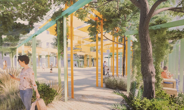 Das Unternehmen Construcciones Porticada wird den Garten in Dénia auf dem Gelände des alten Ambulatoriums in der Calle Campos bauen