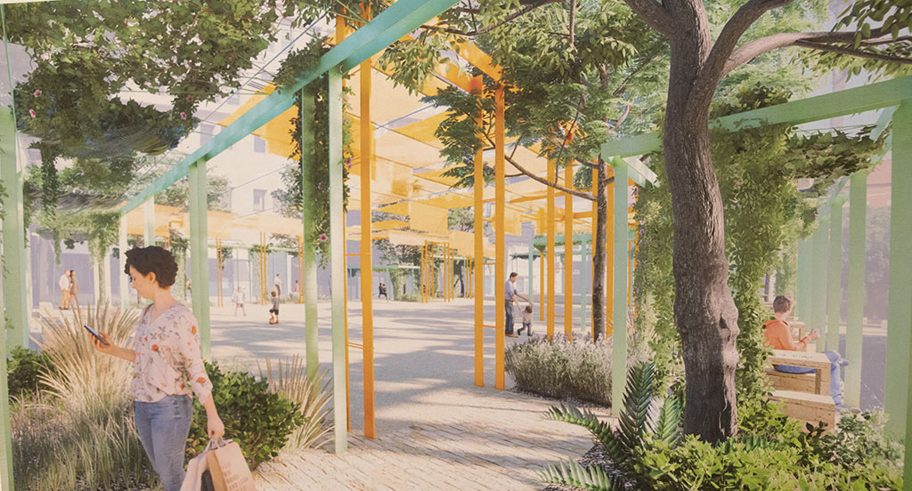 Das Unternehmen Construcciones Porticada wird den Garten in Dénia auf dem Gelände des alten Ambulatoriums in der Calle Campos bauen