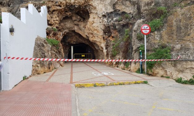 Dénia sperrt den Burgtunnel für Bauarbeiten