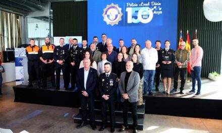 Polizisten aus Dénia, die Leben gerettet haben