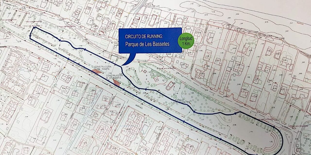 Así será el primer circuito urbano de entrenamiento para corredores de Dénia en Les Bassetes
