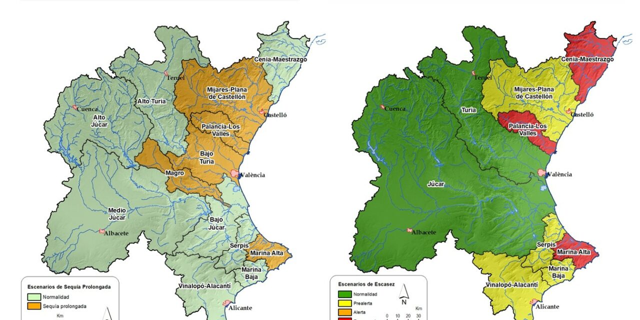 Die Marina Alta gerät in eine Dürre-Notsituation