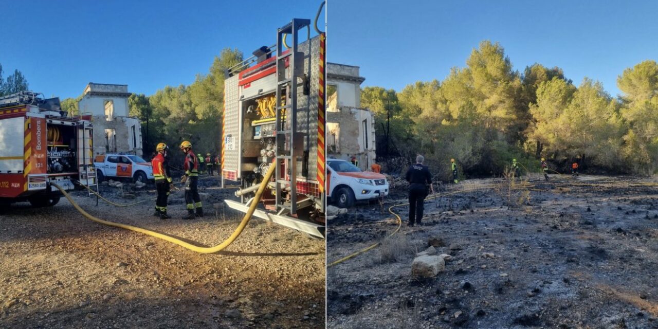 Feuer neben dem Montgó in Xàbia unter Kontrolle