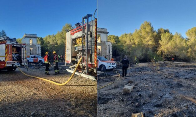 Feuer neben dem Montgó in Xàbia unter Kontrolle