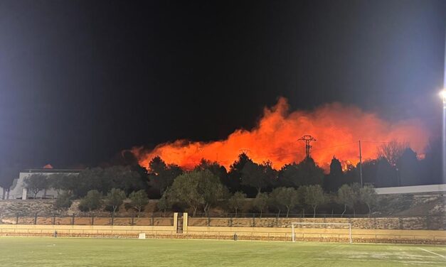 Feuerwerk in Teulada verursacht einen Waldbrand