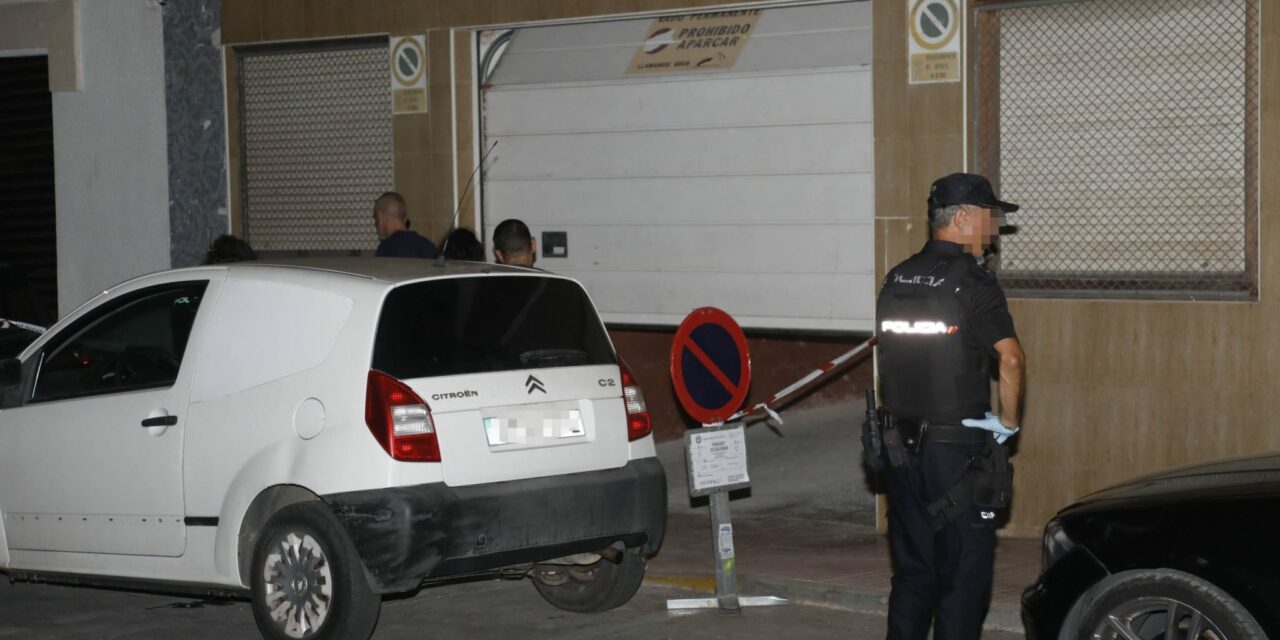 Ein Festgenommener  im Garagenmord von Dénia